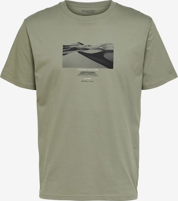 SELECTED HOMME T-Shirt in Grau: predná strana
