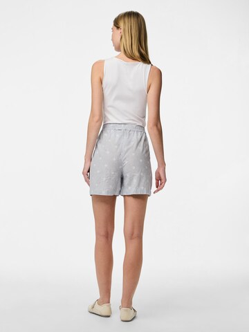 PIECES Regular Broek 'PCEmma' in Blauw