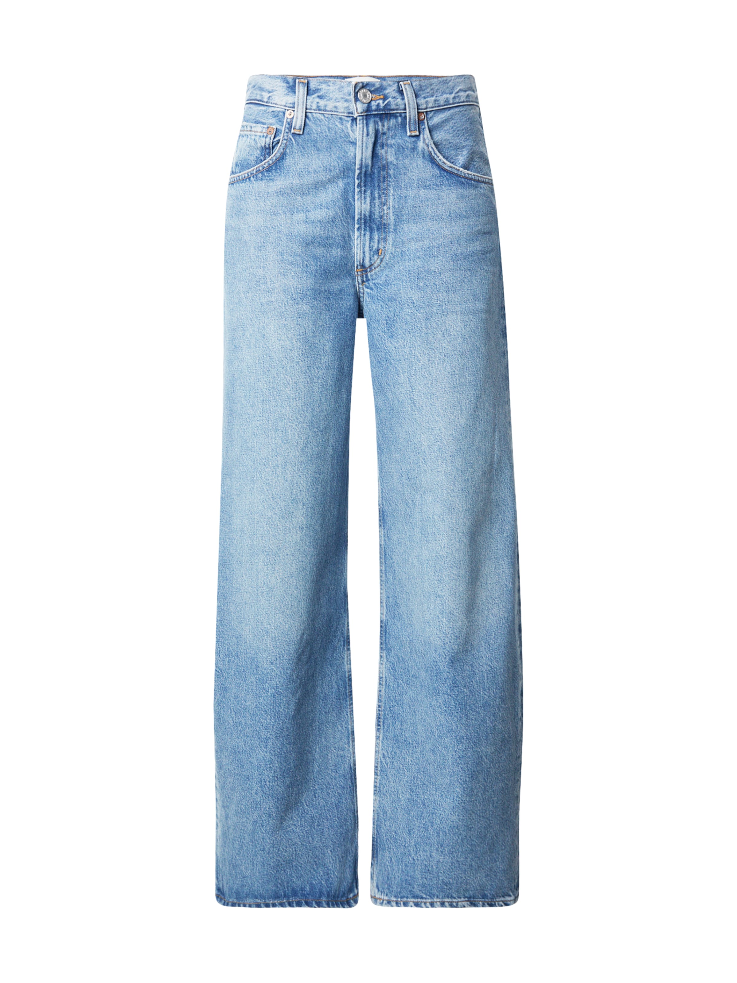 Wide leg Jeans di AGOLDE in blu: frontale