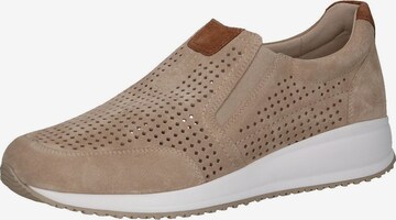 CAPRICE Slip-ons in Beige: voorkant