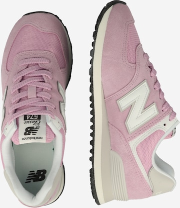 rozā new balance Zemie brīvā laika apavi '574'