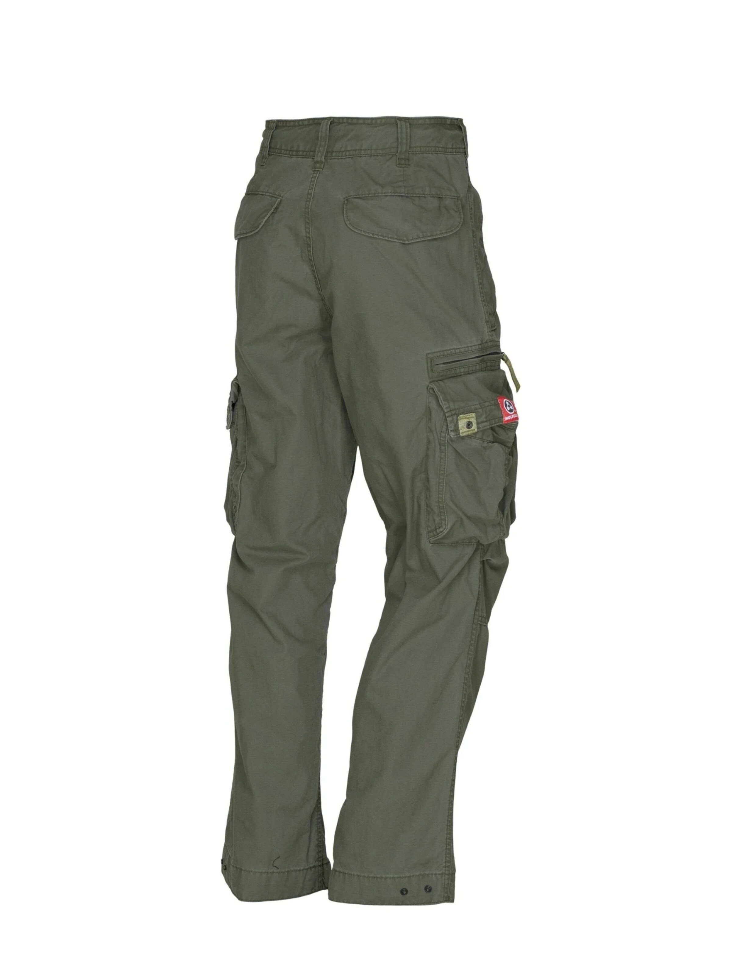 Molecule Regular Cargo Pants 'BAGGY' in Green