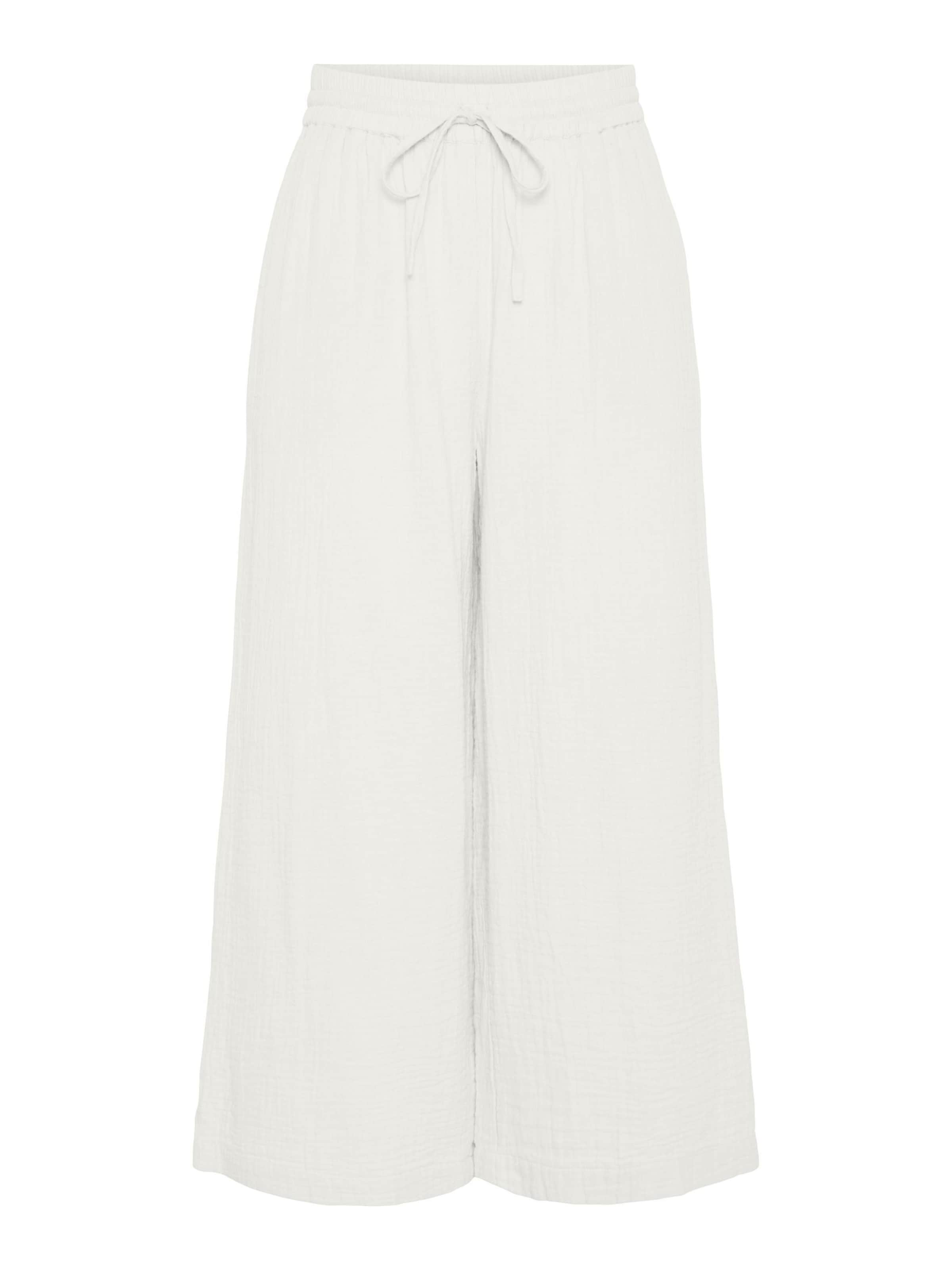 PIECES - Pierna ancha Pantalón 'PCSastina' en blanco: frente