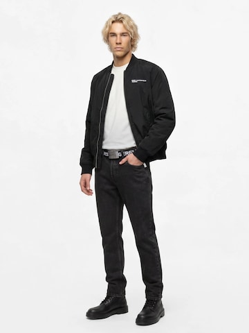KARL LAGERFELD JEANS Tapered Farkut värissä musta