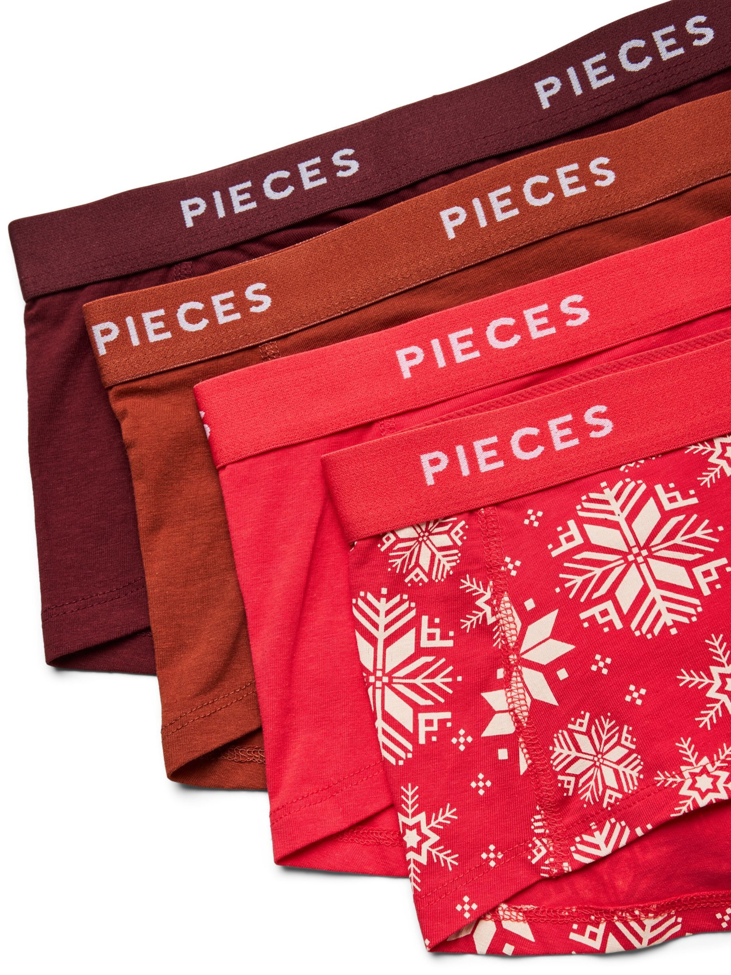 PIECES Boyshorts in Brown