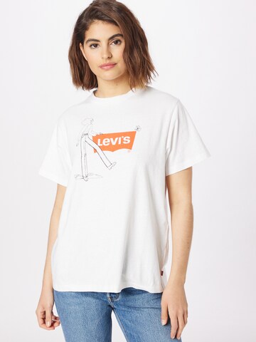 LEVI'S ® Shirt 'Graphic Jet Tee' in Weiß: predná strana