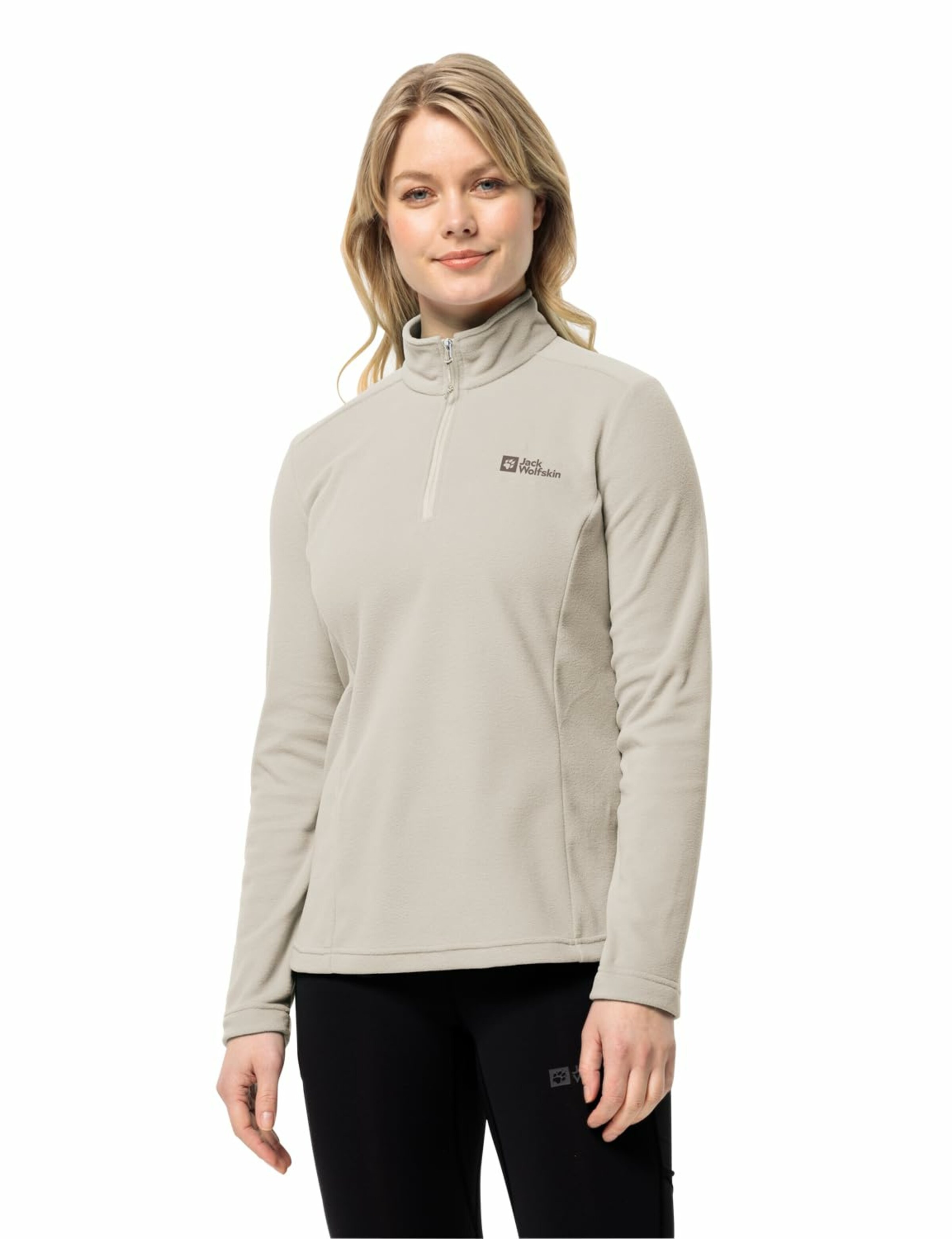 JACK WOLFSKIN Pullover in stone, Produktansicht