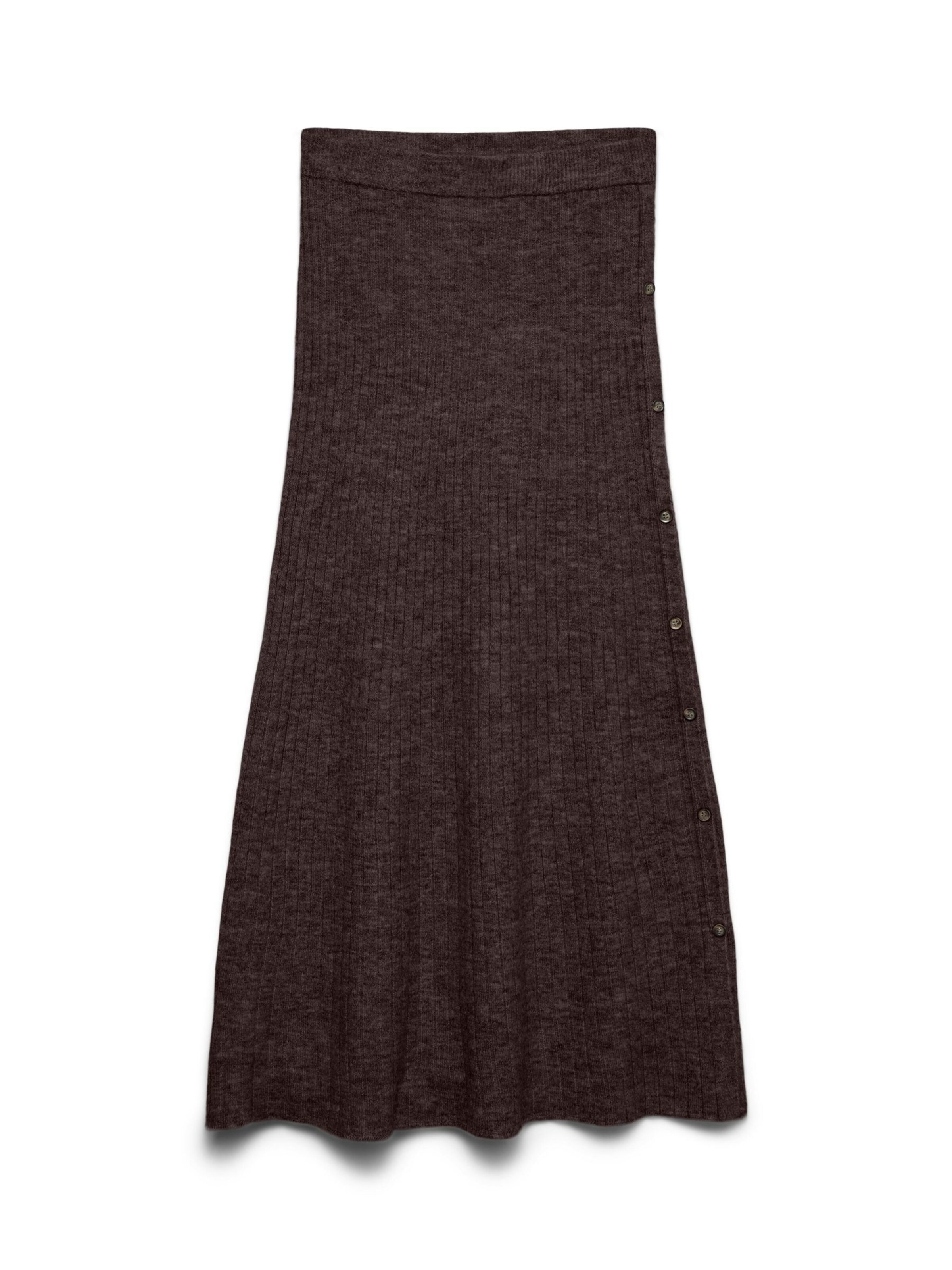 VERO MODA Jupe en brun foncé, Vue avec produit