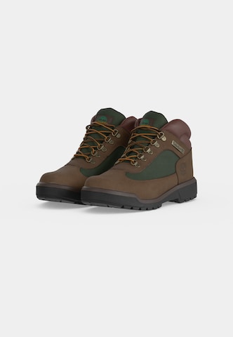 TIMBERLAND Boots med snörning i brun