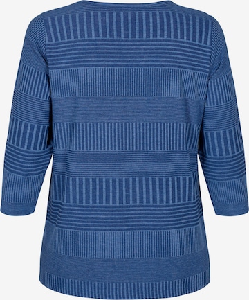 Zizzi Blouse 'VMARI' in Blauw