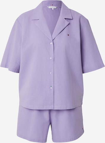 Tommy Hilfiger Underwear Pyjamashortsit värissä lila: etupuoli