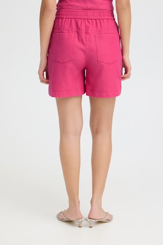 ICHI Loosefit Shorts 'KATE' in Pink