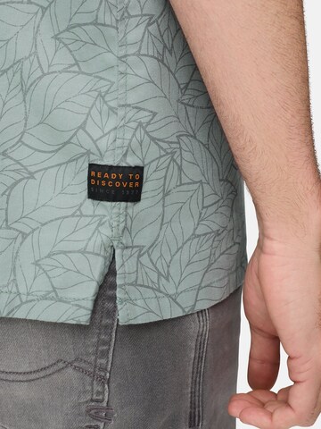 CAMEL ACTIVE Regular Fit Kurzarmhemd mit Brusttasche in Blau