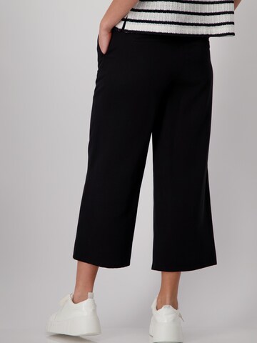 Loosefit Pantaloni de la monari pe negru