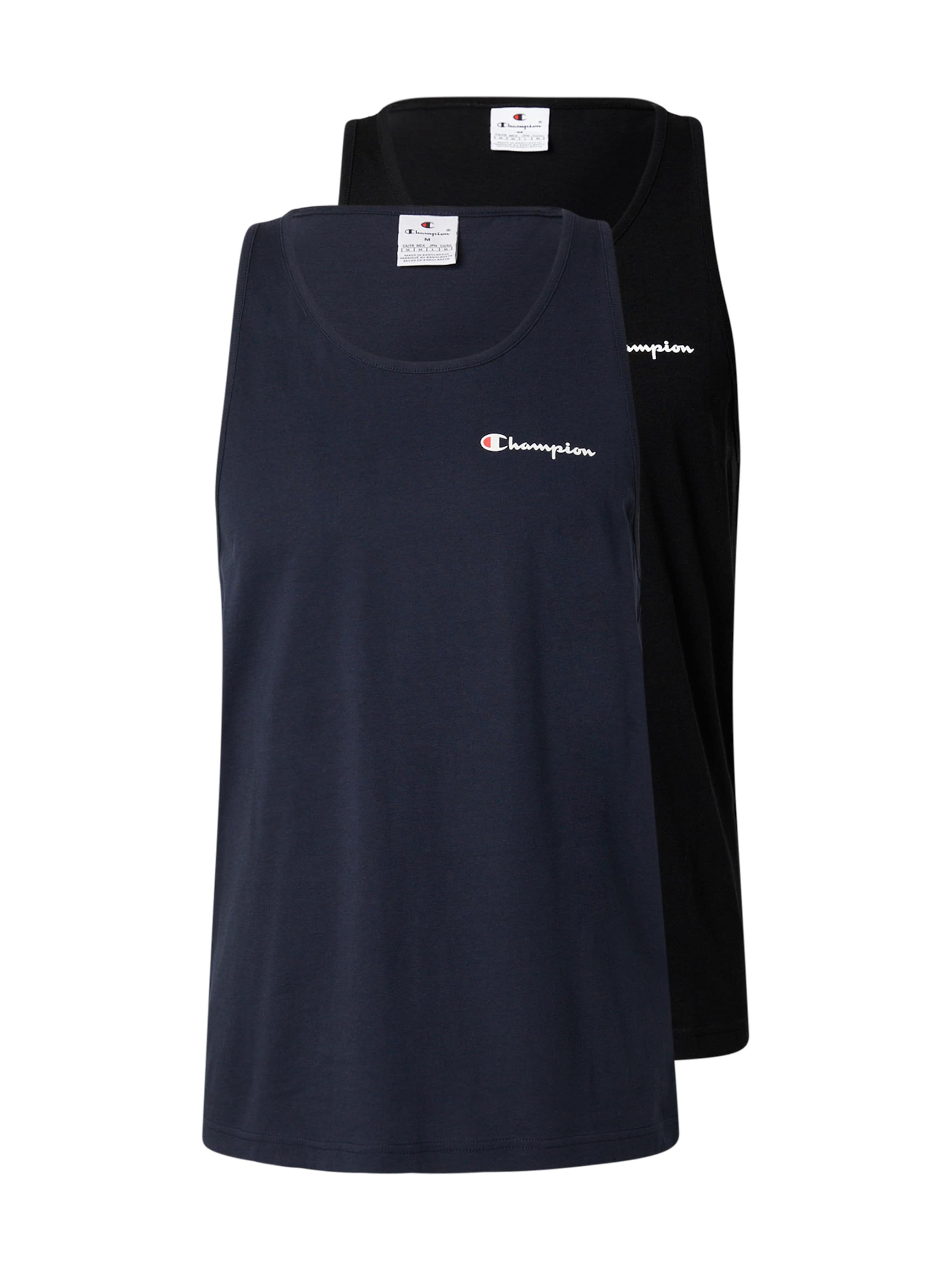 Maglietta di Champion Authentic Athletic Apparel in blu: frontale