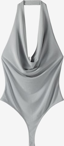 Bershka Shirtbody in Grau: predná strana