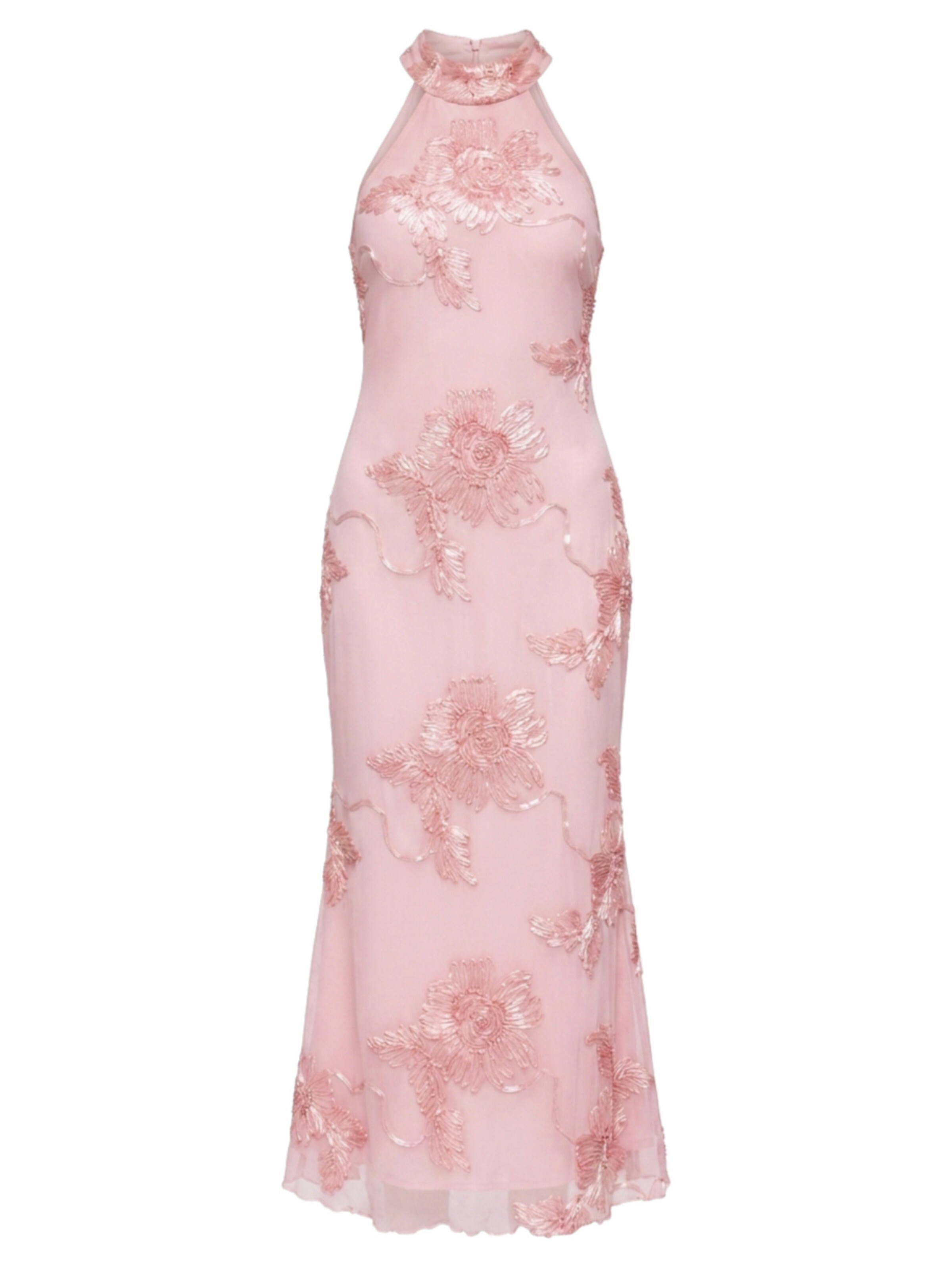 Robe de soirée Ombre en rose : devant
