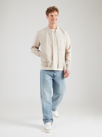 BOSS Overgangsjakke 'Skiles 100' i beige