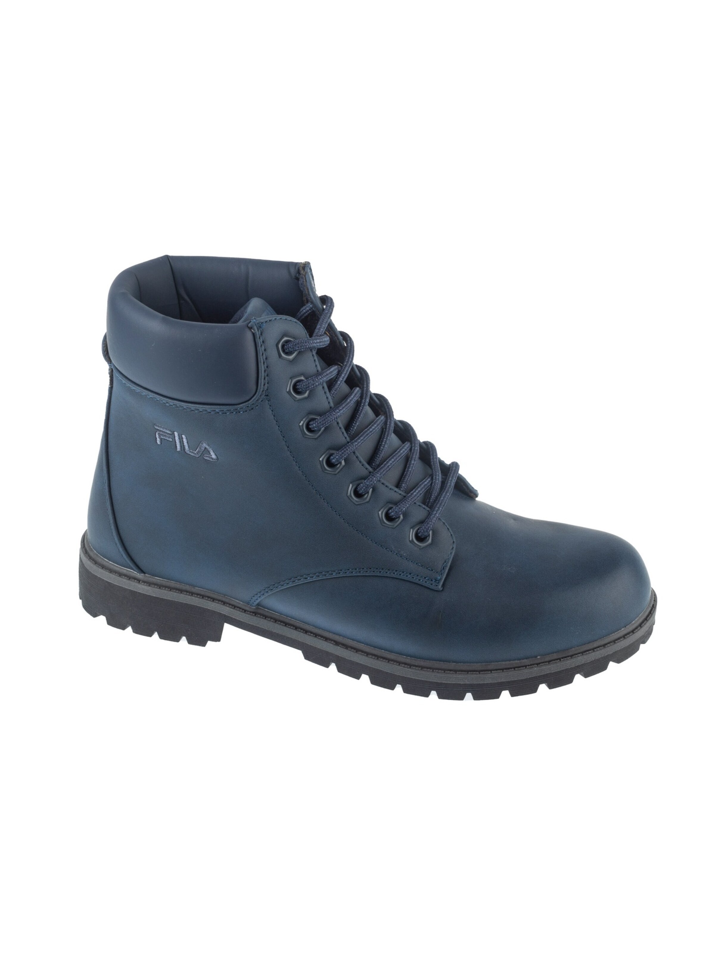 FILA Lace-Up Boots 'Maverick Mid' in Blue: front
