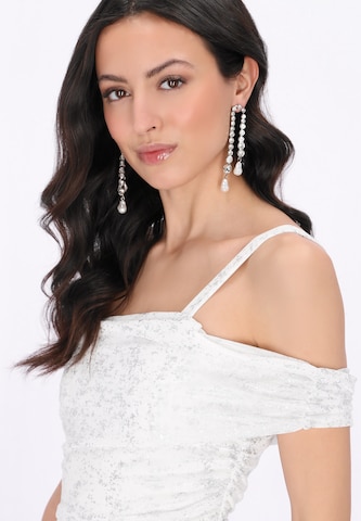 Robe de cocktail 'Festive' faina en blanc