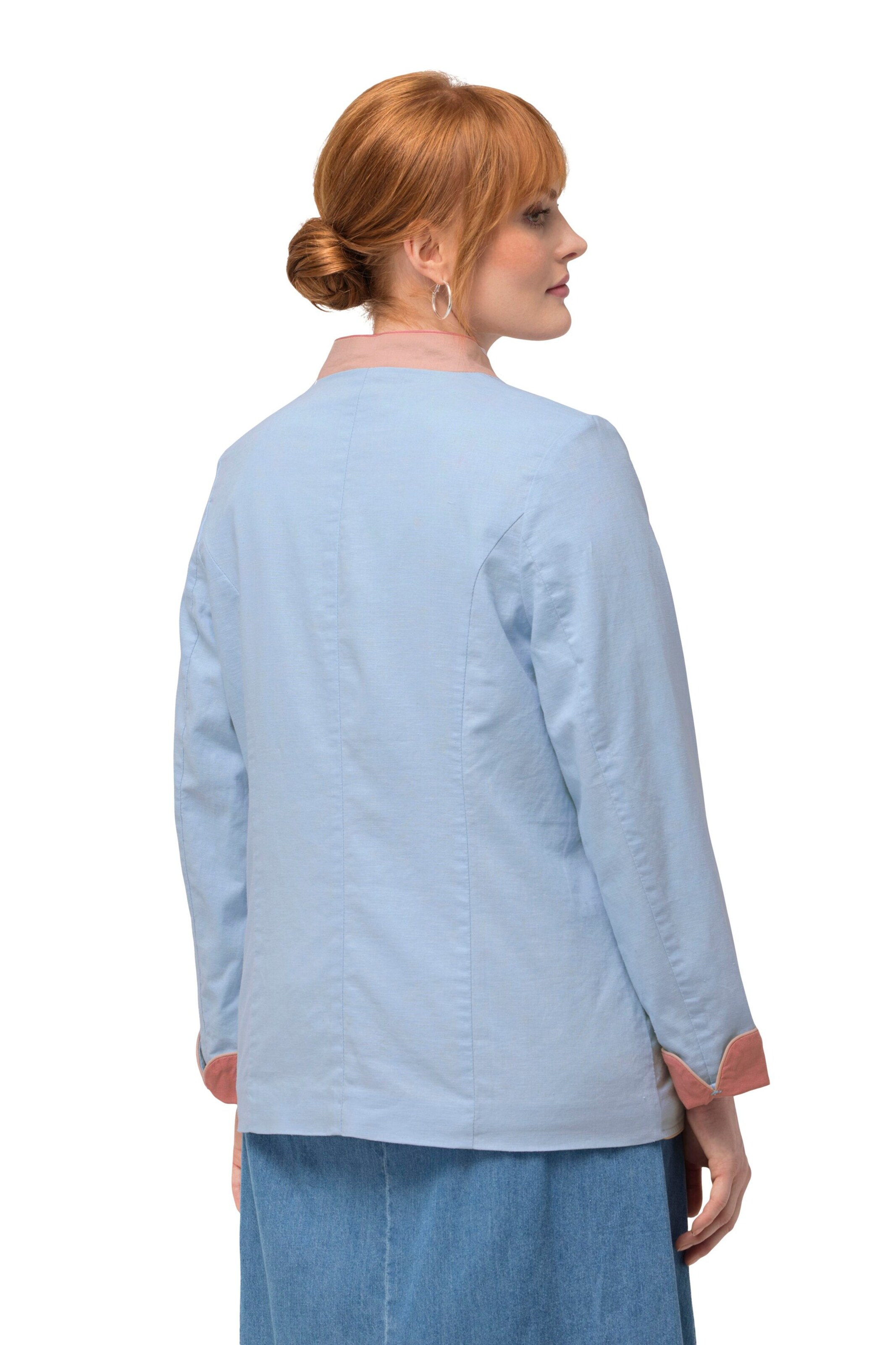 Ulla Popken Tussenjas in Blauw