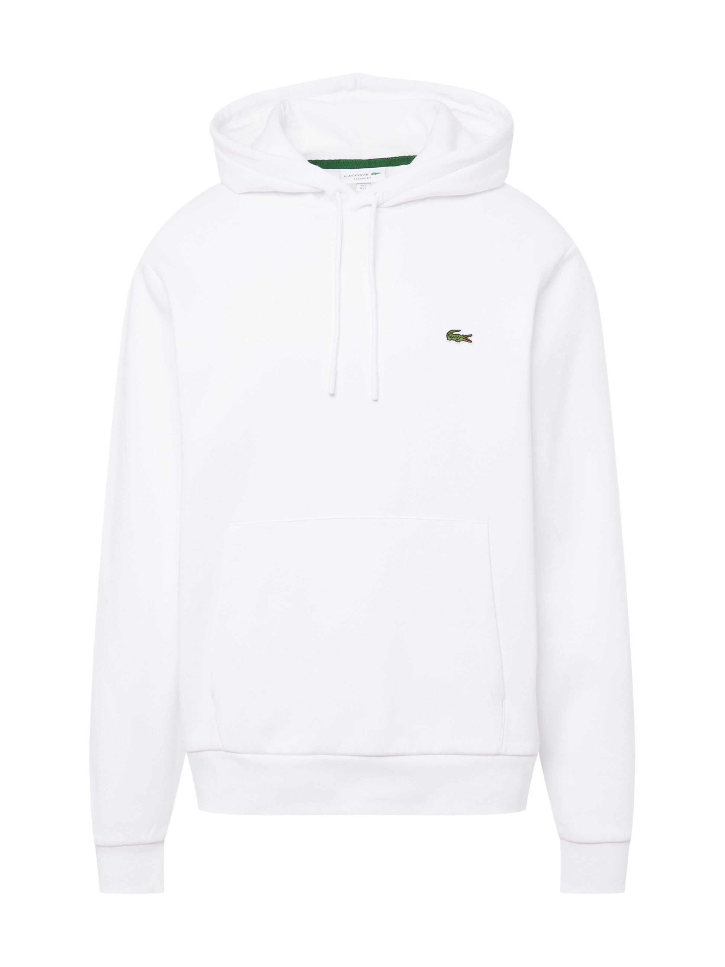 LACOSTE Sweatshirt i hvid: forside
