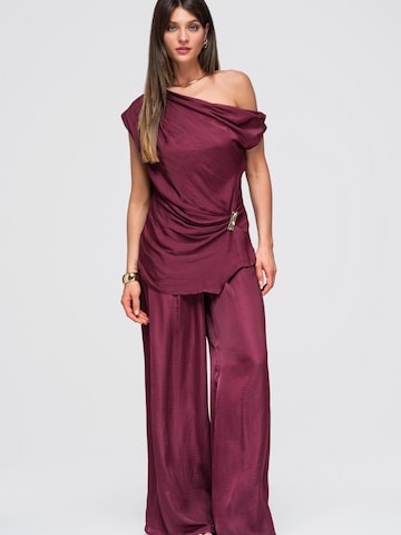 Ombre Regular Broek in Lila