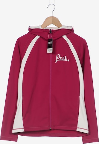 PEAK PERFORMANCE Sweatshirt & Zip-Up Hoodie in XL in Pink: front