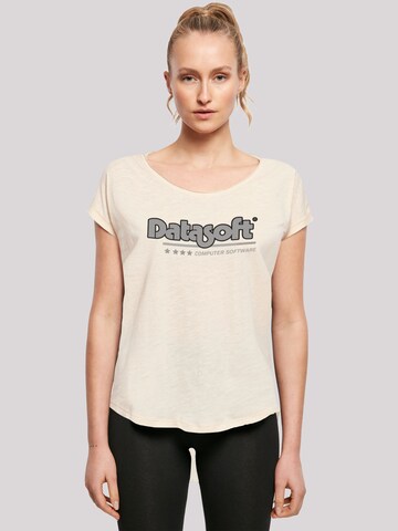 T-shirt 'Retro Gaming Datasoft' F4NT4STIC en beige : devant