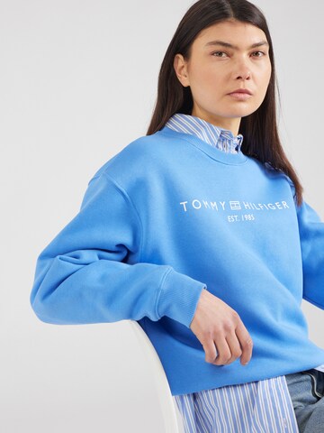 TOMMY HILFIGER Sweatshirt in Blau