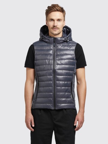 khujo Vest 'Wemo' in Grey: front
