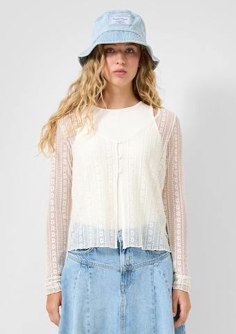 QS T-Shirt in Beige: Vorderseite