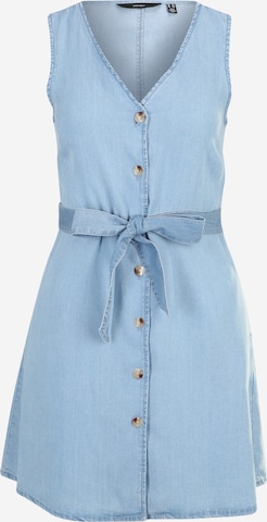 Vero Moda Petite Kleit 'Viviana', värv sinine: eest vaates