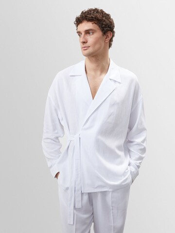 Comfort fit Camicia di Antioch in bianco: frontale