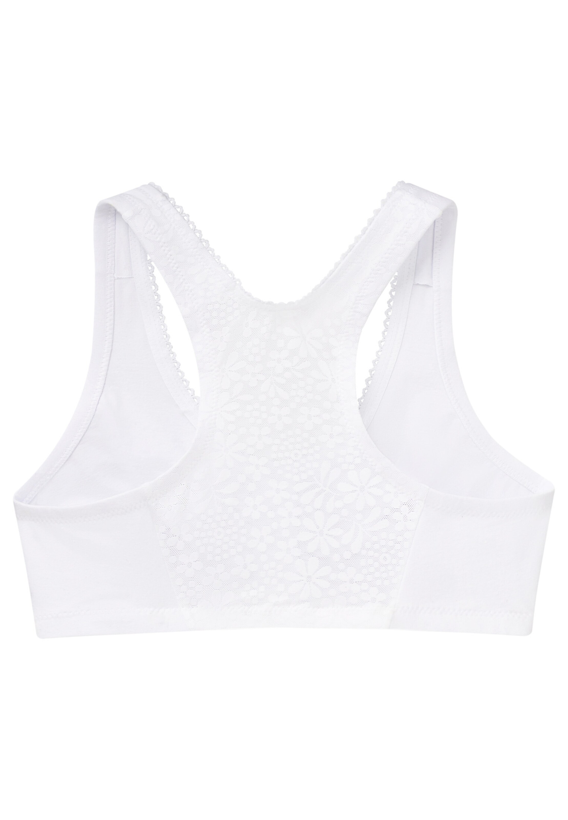 GLAMORISE Bralette Bra 'PerfectComfort' in White