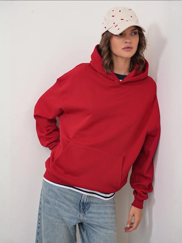 MixRay - Sweatshirt em vermelho