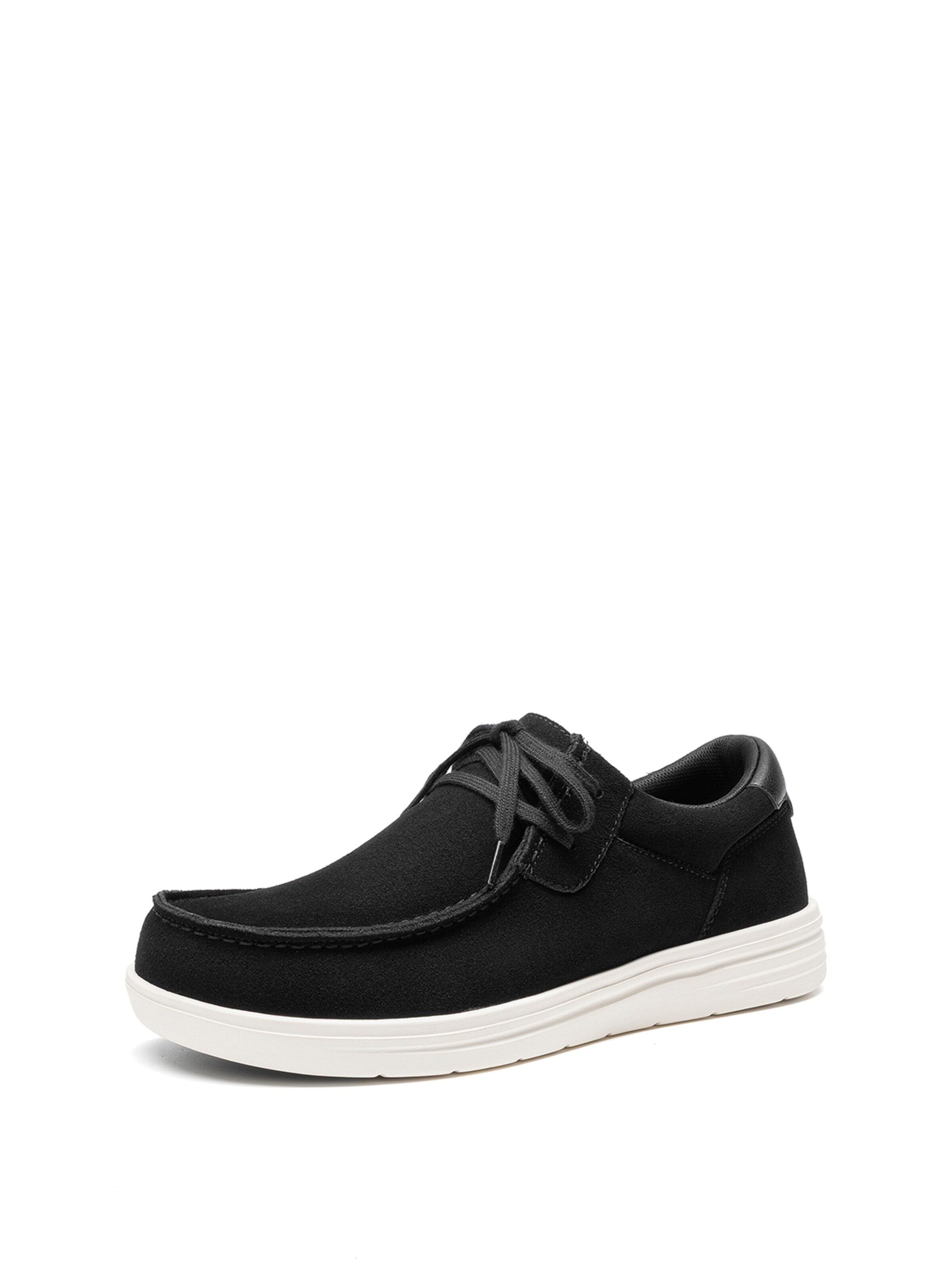Slipper di Bruno Marc in nero: frontale