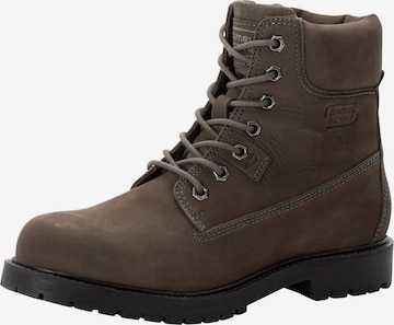 CAMEL ACTIVE Lace-Up Ankle Boots in Grey: front