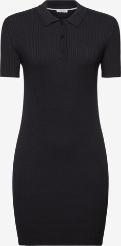ESPRIT Knitted dress in Black: front