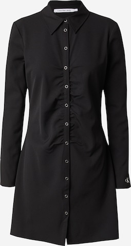 Robe-chemise Calvin Klein Jeans en noir : devant