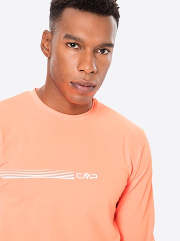 CMP Regular fit Λειτουργικό μπλουζάκι σε πορτοκαλί