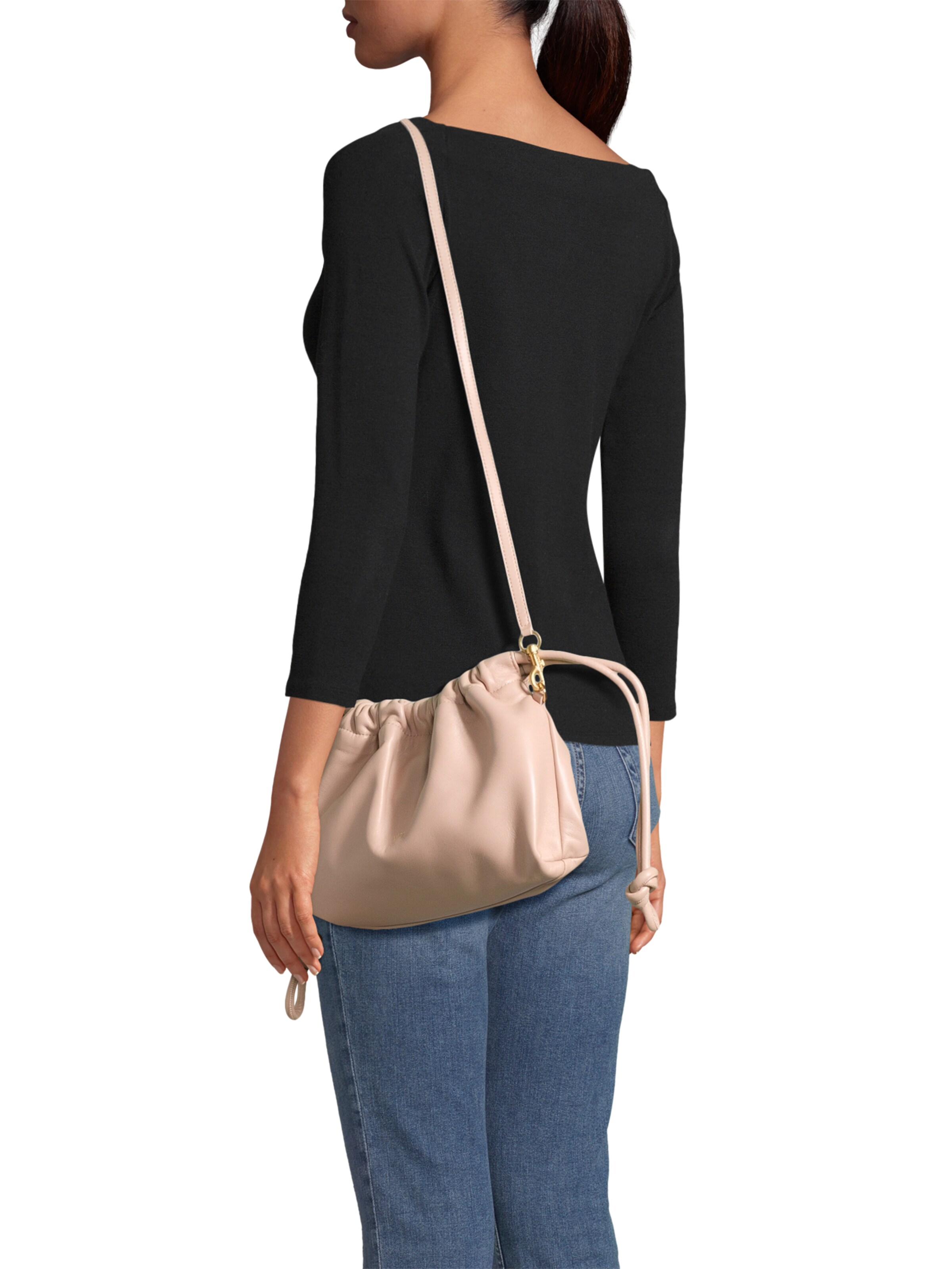 Borsa a sacco 'Eva' di N°21 in beige: frontale