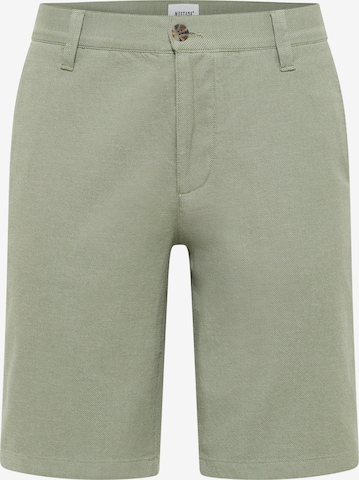 MUSTANG Chino trousers in Green: front