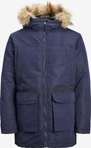 Parka d’hiver 'Wing' JACK & JONES en bleu : devant