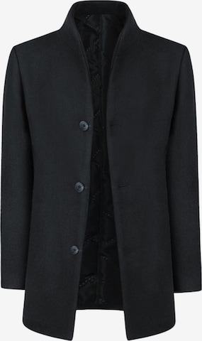 YOUTHUP Winter Coat 'Winterfester' in Black: front