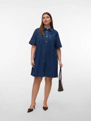 Vero Moda Curve Μπλουζοφόρεμα 'VMCMIGGA' σε μπλε