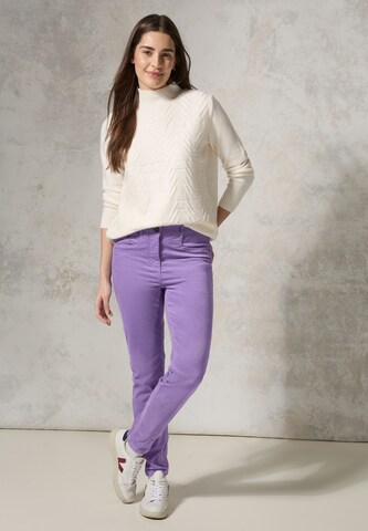 CECIL Slim fit Pants in Purple