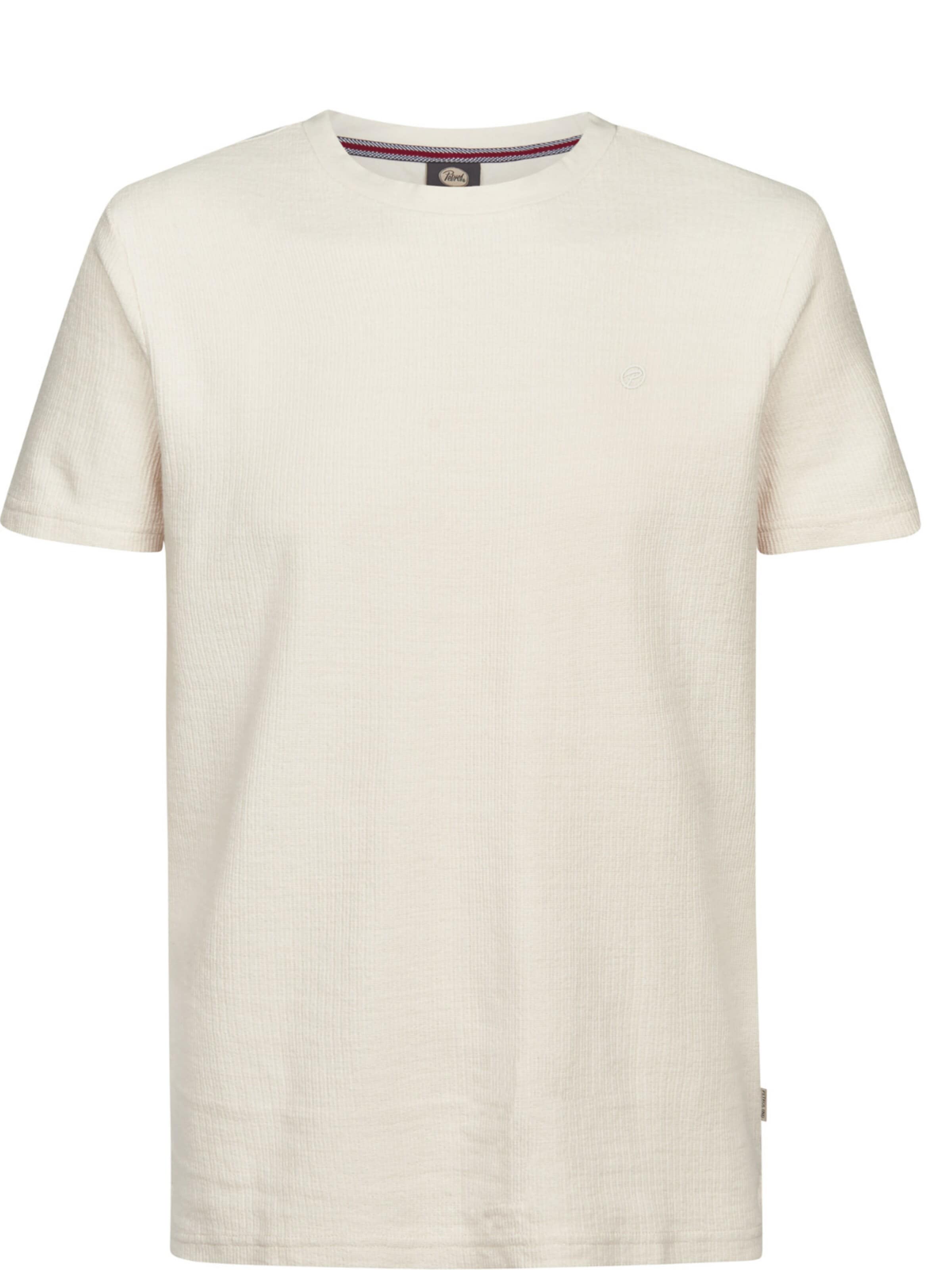 T-Shirt 'Petrol Industries - Heren t-shirt' PETROL en beige : devant