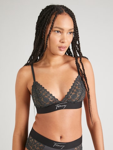 Tommy Jeans Triangle Bra in Grey: front