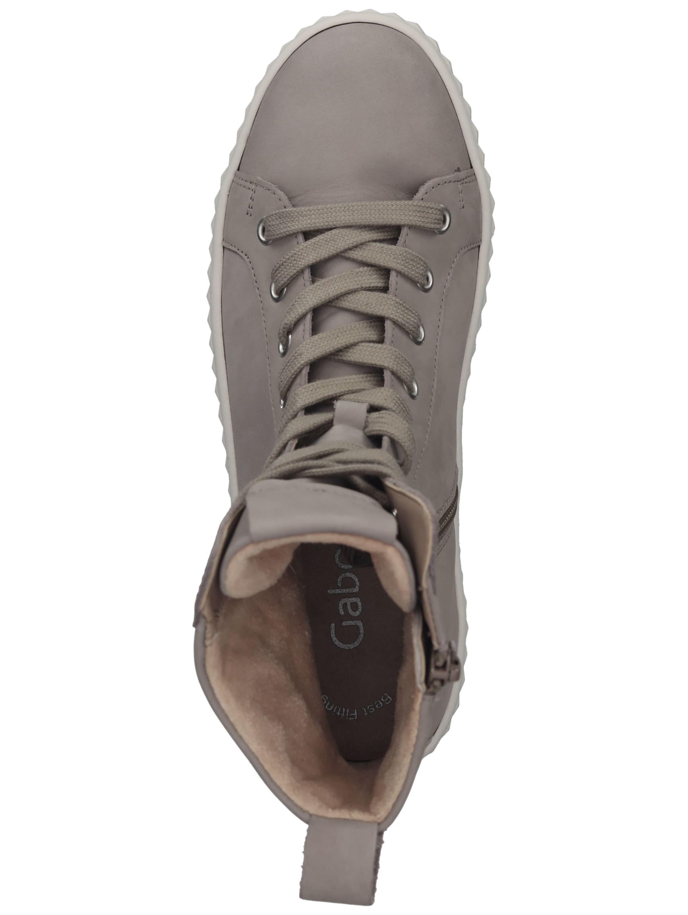 GABOR Lace-up bootie in Grey